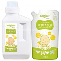 SoftTouch 嬰幼兒專用洗衣液 套裝 970mL+485mL SoftTouch 嬰幼兒專用洗衣液 套裝 970mL+485mL
