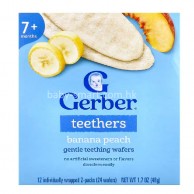 Gerber 溫和磨牙餅(香蕉桃味) 48g