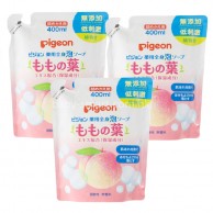Pigeon 藥用全身泡沫潔面皂(桃葉香) 補充裝 400ml X 3