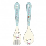 Sanrio JP6416 Pochacco 兒童膠叉匙 Sanrio JP6416 Pochacco 兒童膠叉匙