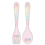 Sanrio JP6670 Twin Star 兒童膠叉匙 Sanrio JP6670 Twin Star 兒童膠叉匙