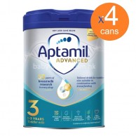 英國 愛他美白金版 Aptamil Advanced 3號成長奶粉(1-3歲) 800g X 4 ** 英國 愛他美白金版 Aptamil Advanced 3號成長奶粉(1-3歲) 800g X 4 **