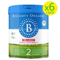 Bellamy's Organic 貝拉米 有機嬰兒奶粉2號(6個月起) 800g X 6 ** Bellamy's Organic 貝拉米 有機嬰兒奶粉2號(6個月起) 800g X 6 **