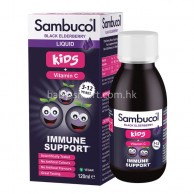 Sambucol (英國)兒童黑接骨木果漿(含維生素C)3-12歲- 120mL Sambucol (英國)兒童黑接骨木果漿(含維生素C)3-12歲- 120mL