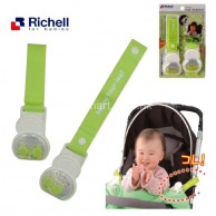 Richell 嬰兒車或床用被夾