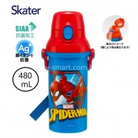 Skater Spidermen 蜘蛛俠 (Ag+)抗菌直飲塑料瓶水壺連帶480mL Skater Spidermen 蜘蛛俠 (Ag+)抗菌直飲塑料瓶水壺連帶480mL