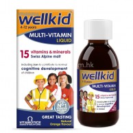 Wellkid 兒童多種維生素液 4-12歲 (天然橙味) 150mL **(BBD:30.11.2026)** Wellkid 兒童多種維生素液 4-12歲 (天然橙味) 150mL **(BBD:30.11.2026)**
