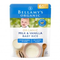 Bellamys 有機雲呢拿牛奶米糊 (6m+)125g