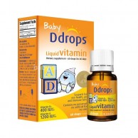 Ddrops 嬰兒維生素A+D3滴劑 60滴 1.7mL Ddrops 嬰兒維生素A+D3滴劑 60滴 1.7mL