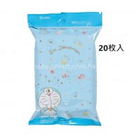 Skater Doraemon 多啦A夢便攜式除菌濕紙巾含酒精 20片裝 ** Skater Doraemon 多啦A夢便攜式除菌濕紙巾含酒精 20片裝 **