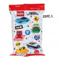 Skater Tomica 小汽車便攜式除菌濕紙巾含酒精 20片裝 ** Skater Tomica 小汽車便攜式除菌濕紙巾含酒精 20片裝 **