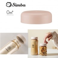 Simba 小辛巴蘊蜜鉑金寬口奶瓶萬用蓋(栗粉) 1個裝