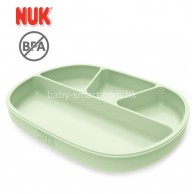 NUK 矽膠分格餐碟