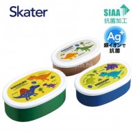 Skater Dinosaurs 恐龍 (AG+)抗菌食物盒(大中小)3個裝