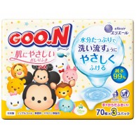 Goo.N 嬰兒99%純水濕紙巾 70片x3包 補充庄 Goo.N 嬰兒99%純水濕紙巾 70片x3包 補充庄
