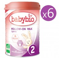 法國 Babybio 有機幼兒續長奶粉 2 號(6個月起) 800g X 6 法國 Babybio 有機幼兒續長奶粉 2 號(6個月起) 800g X 6