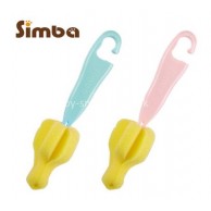 Simba 小辛巴極細海綿奶嘴刷(粉綠 / 蜜粉) Simba 小辛巴極細海綿奶嘴刷(粉綠 / 蜜粉)