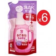 Arau 植物性服洗衣液(薰衣草,留蘭香) 補充裝 720ml x 6包 Arau 植物性服洗衣液(薰衣草,留蘭香) 補充裝 720ml x 6包