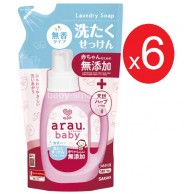 Arau 嬰兒衣服洗衣液 720ml (補充裝) x 6包 Arau 嬰兒衣服洗衣液 720ml (補充裝) x 6包