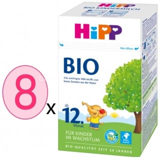 Hipp 喜寶(德國版)有機成長奶粉4段(12m+) 600g x 8 - Baby Smart 家兒寶寶
