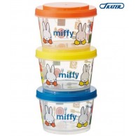 Skater Miffy 米菲食物盒3個裝 (240ml x3) Skater Miffy 米菲食物盒3個裝 (240ml x3)