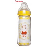 ChuChu Baby Miffy 闊口徑玻璃耐熱奶瓶 240ml 