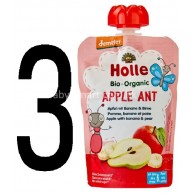 Holle Apple Ant 有機蘋果,香蕉,梨(6m+) 100g X 3 Holle Apple Ant 有機蘋果,香蕉,梨(6m+) 100g X 3