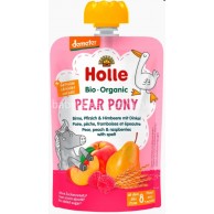 Holle Pear Pony梨小馬 - 有機梨,桃子,覆盆子,小麥(8m+) 100g Holle Pear Pony梨小馬 - 有機梨,桃子,覆盆子,小麥(8m+) 100g