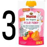 Holle Pear Pony梨小馬 - 有機梨,桃子,覆盆子,小麥(8m+) 100g X3 Holle Pear Pony梨小馬 - 有機梨,桃子,覆盆子,小麥(8m+) 100g X3
