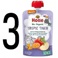 Holle Tropic Tiger熱帶虎- 有機蘋果,芒果,百香果(8m+) 100g X 3 **(BBD:8.12.2026)** Holle Tropic Tiger熱帶虎- 有機蘋果,芒果,百香果(8m+) 100g X 3 **(BBD:8.12.2026)**