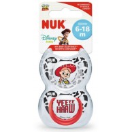 NUK 矽膠安撫奶嘴 (6-18m) 2個裝  - 反斗奇兵Tracy