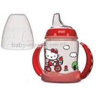 NUK 寬口手挽學習杯 (6m+) 150ml - Hello Kitty NUK 寬口手挽學習杯 (6m+) 150ml - Hello Kitty