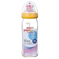 Pigeon 耐熱玻璃奶瓶 (母乳實感矽膠M孔奶咀)240ml (3m+) Pigeon 耐熱玻璃奶瓶 (母乳實感矽膠M孔奶咀)240ml (3m+)
