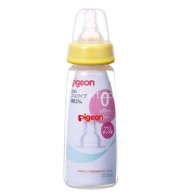 Pigeon PP 標準奶瓶 (矽膠S丸孔奶咀) 200ml (0m+) Pigeon PP 標準奶瓶 (矽膠S丸孔奶咀) 200ml (0m+)