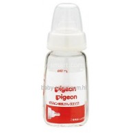 Pigeon 耐熱玻璃奶瓶 (連S丸孔奶咀)120ml (0m+)