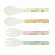 San-X Sumikkogurashi 角落生物兒童叉匙(4件)套裝 San-X Sumikkogurashi 角落生物兒童叉匙(4件)套裝