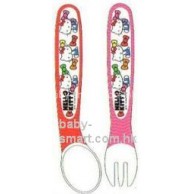 Skater Hello Kitty 嬰兒手感餐具(叉+匙)
