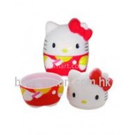 Sanrio Hello Kitty 乳牙紀念盒 (可作葯盒) 紅色