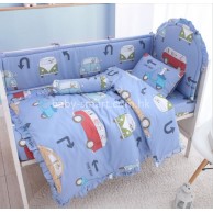 Casablanca (汽車) 卡通嬰兒12件寢具套裝 (CC027) **限時優惠** Casablanca (汽車) 卡通嬰兒12件寢具套裝 (CC027) **限時優惠**